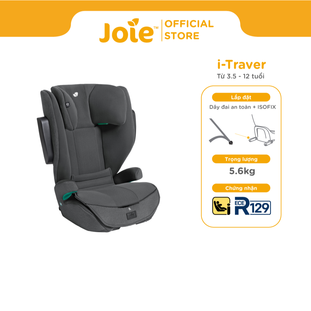 Ảnh Ghế ngồi ô tô trẻ em Joie i-Traver Signature Ebony hàng chính hãng bảo hành 12 tháng 1