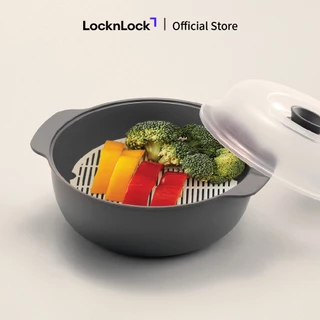 Nồi hấp trong lò vi sóng Lock&Lock Microwave Steamer - dung tích 1.2L - Màu xám - LMW123