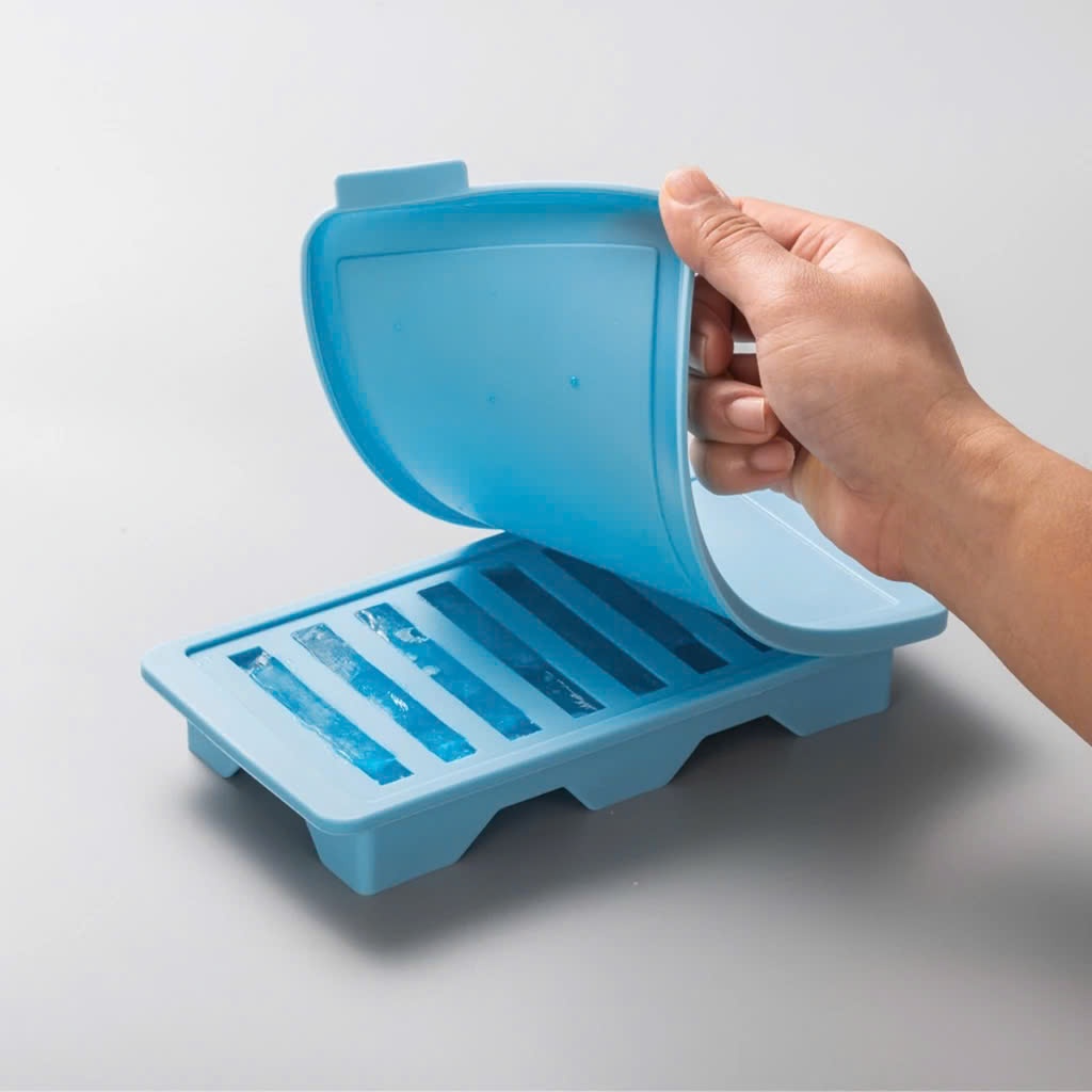 Khay Làm Đá Silicone LocknLock Ice Tray SLX167, SLX168, SLX169 Màu Xanh Dương - K-MALL