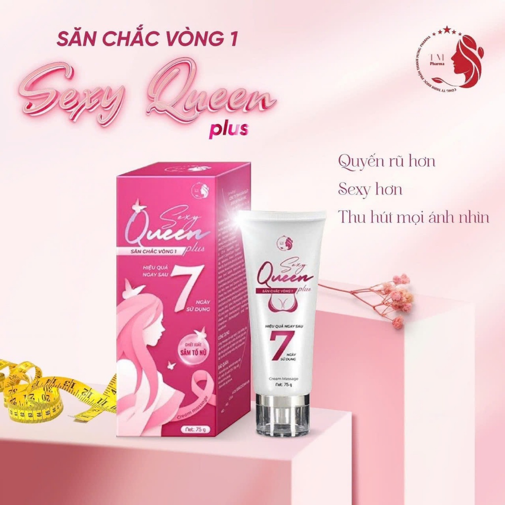 Ảnh Kem Masaage Tăng Size Vòng 1 Sexy Queen Plus Hỗ Trợ Tăng Size Vòng 1 , Dưỡng Da Săn Chắc V1 3