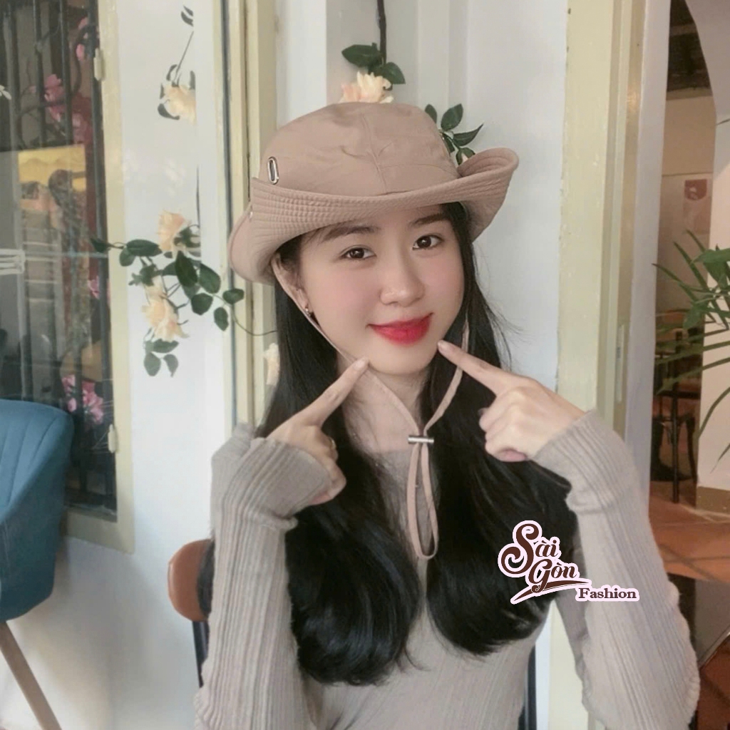 Mũ Bucket Vành Cụp | Nón Tai Bèo Viền Trơn Hot Trend Chất Nhung Xốp Cao Cấp Unisex Nam Nữ