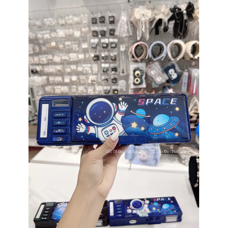 Hộp Bút In Họa Tiết Dễ Thương Sáng Tạo Cho Bé Có Mật Mã - Hộp Đựng Bút Họa Tiết In Nổi 3D Chống Thấm Nước Nhiều Mẫu Cute