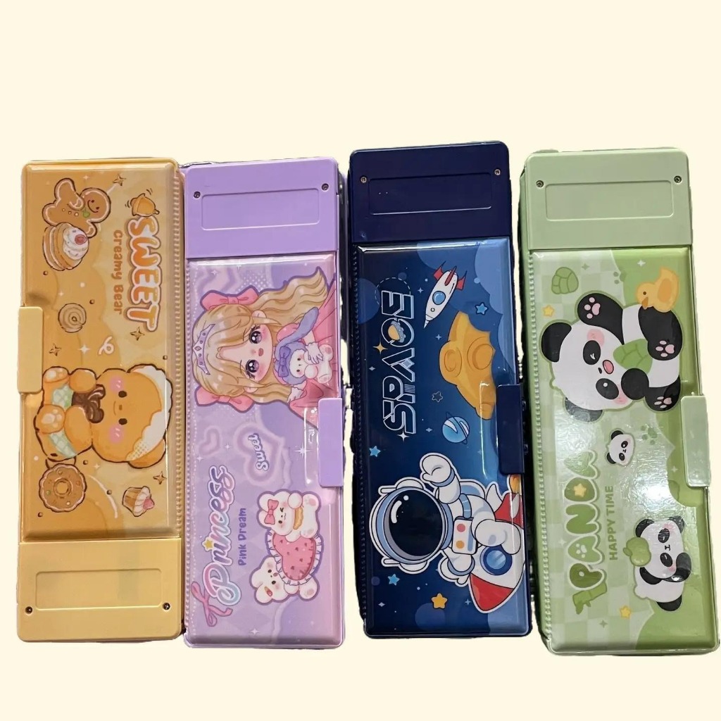 Hộp Bút In Họa Tiết Dễ Thương Sáng Tạo Cho Bé Có Mật Mã - Hộp Đựng Bút Họa Tiết In Nổi 3D Chống Thấm Nước Nhiều Mẫu Cute