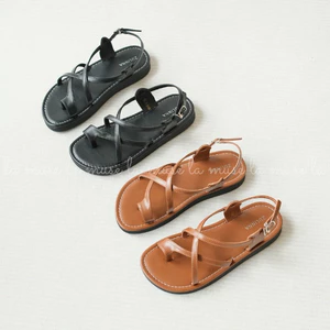 La Muse - Giày sandal quay hậu đế bệt Suly