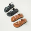 La Muse - Giày sandal quay hậu đế bệt Suly