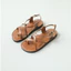 La Muse - Giày sandal quay hậu đế bệt Suly