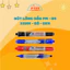 Bút Lông Dầu 2 Đầu Bút Thiên Long PM-09 Mực Đều Bám Dính Tốt Văn Phòng Phẩm Sao Mai