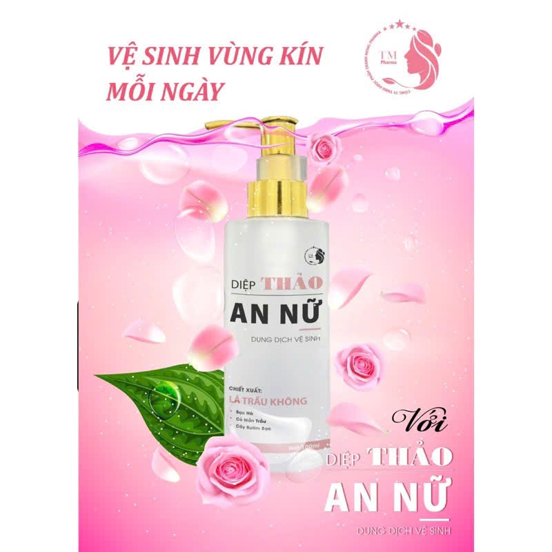 Ảnh Dung dịch vệ sinh diệp thảo an nữ giúp làm sạch nhẹ nhàng ngăn ngừa độ pH,giảm mùi hôi viêm nhiễm nấm ngứa 4