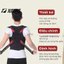 Đai chống gù lưng nam JUSTFIT đeo thẳng lưng, định hình cải thiện dáng khi chơi thể thao, tập gym