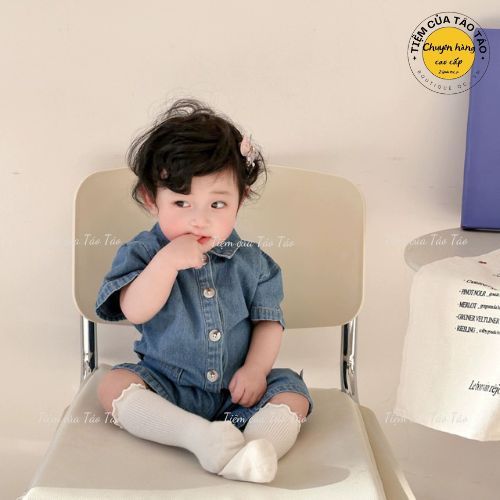(HÀNG CÓ SẴN)-QC- Body liền thân bò mềm quảng châu cover Hàn Quốc cho bé trai bé gái mặc đều xinh ạ từ 5-13kg