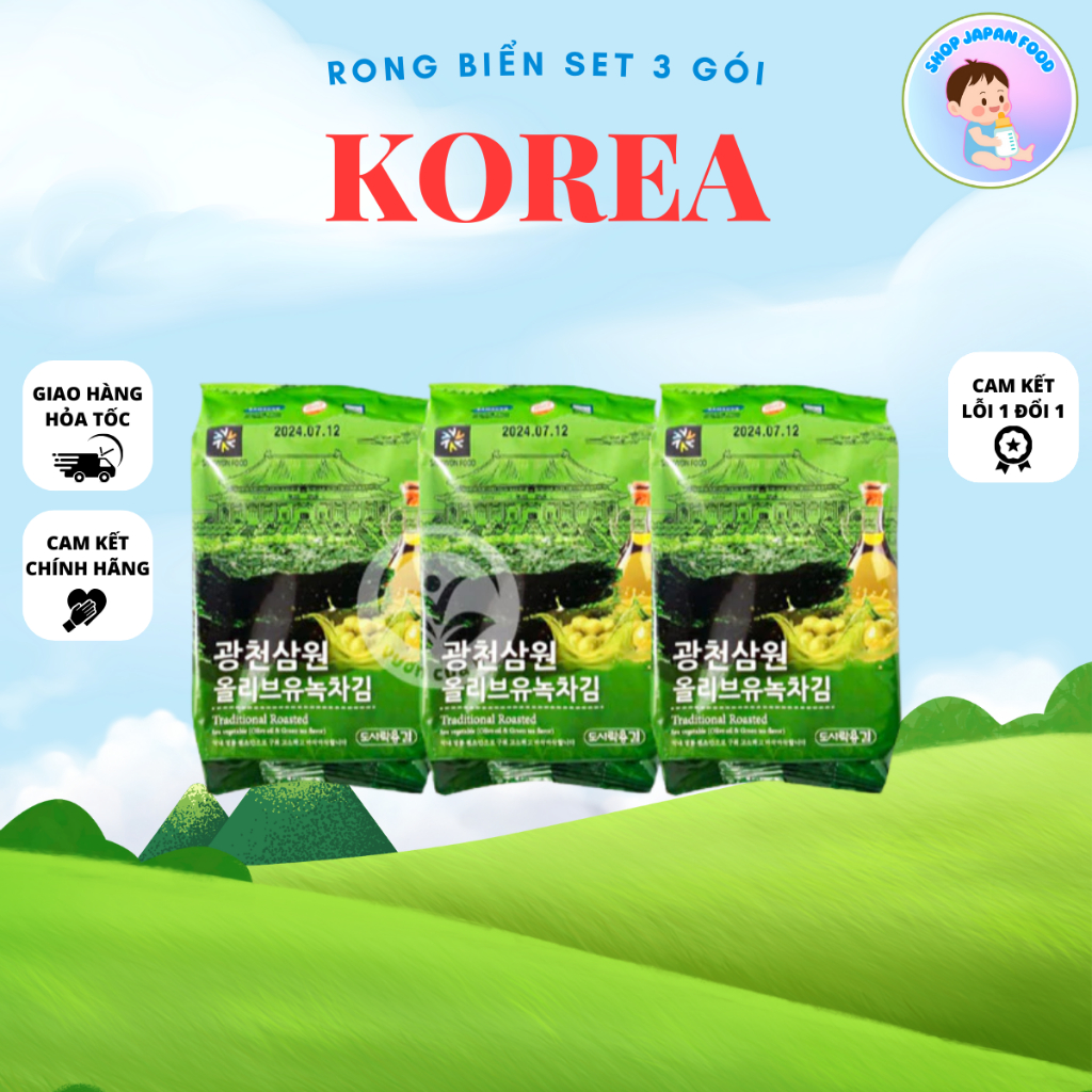 RONG BIỂN MIẾNG SET 3 GÓI | Shopee Việt Nam