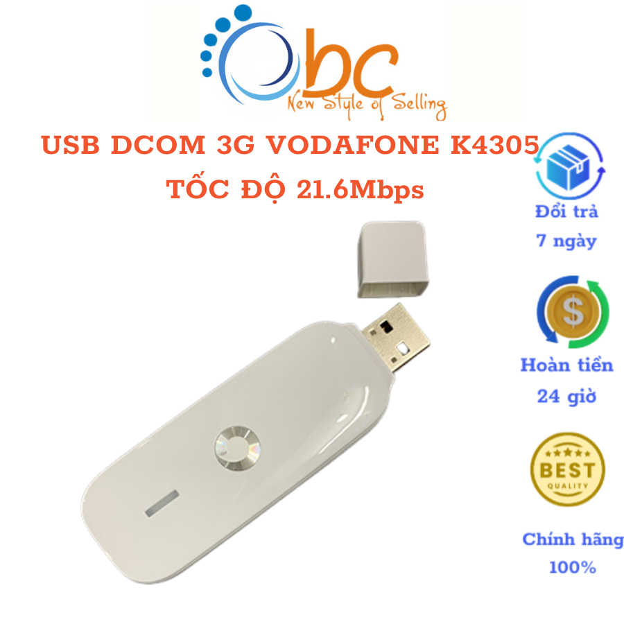 USB Dcom 3G Vodafone K4305 tốc độ 21.6 Mbps bàn RAS gửi tin nhắn SMS ...