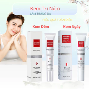 Liệu Trình Kem Nám Tàn Nhang Whitening Trắng Da Mờ Nám Tàn Nhang Đồi Mồi Phục Hồi Da Chống Lão hoá