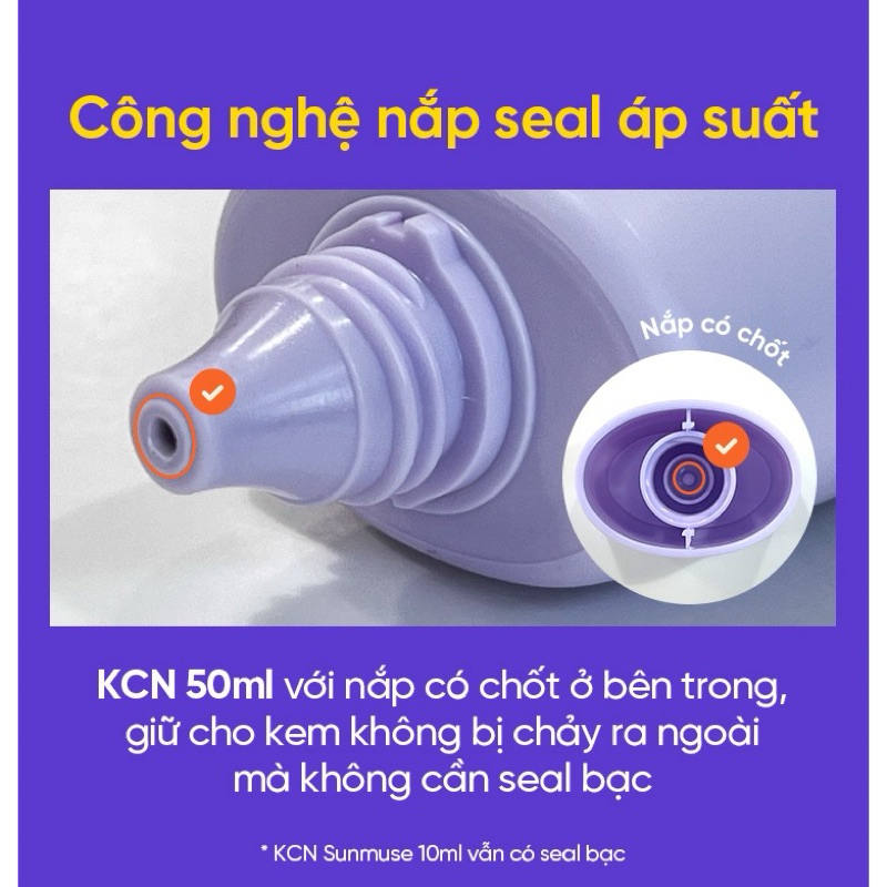 Kem Chống Nắng Nâng Tone Hiệu Chỉnh Da Beplain Sunmuse 50ml/10ml Cocolux
