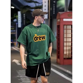 BỘ THỂ THAO CỔ TRÒN HỌA TIẾT DREW CHẤT LIỆU COTTON PHONG CÁCH BASIC