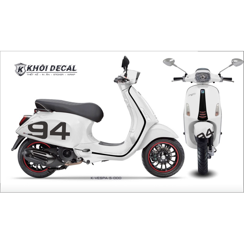 Tem Vespa số 94,95,60,79