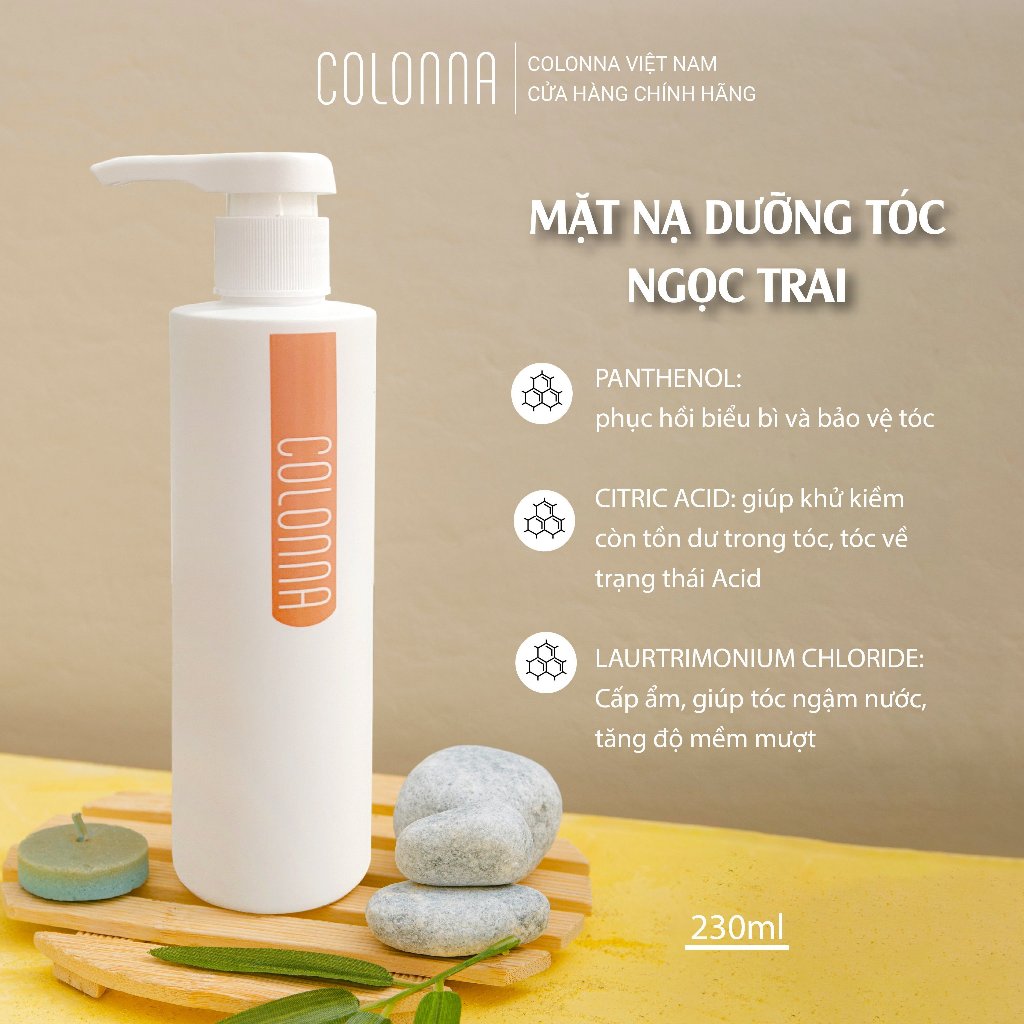 Chăm sóc phục hồi tóc - Mặt nạ tóc dưỡng tóc ngọc trai Colonna