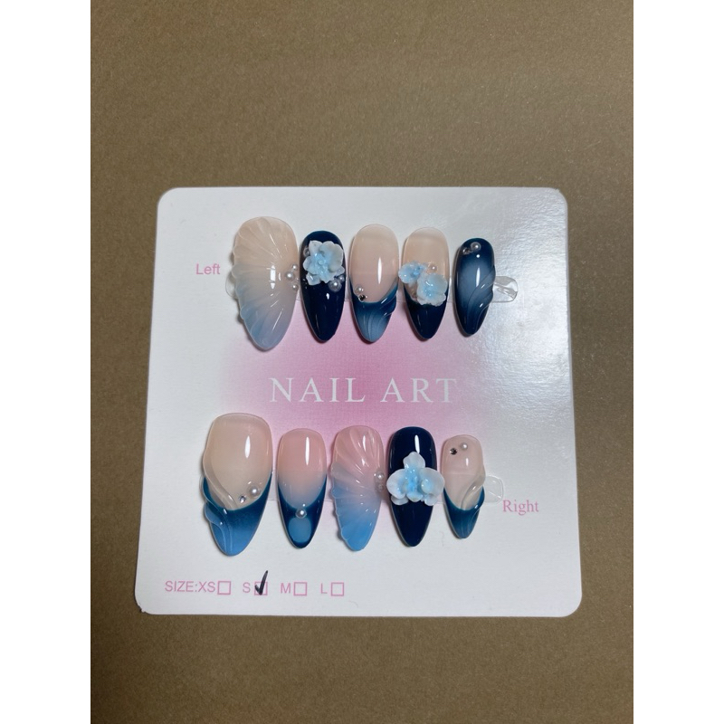 371. nailbox hè xanh hoa hồ điệp