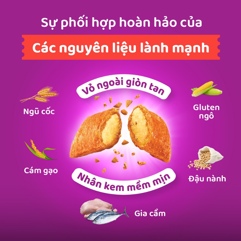 Ảnh Thức ăn dạng hạt khô cho mèo lớn WHISKAS - vị hải sản- 1.2 kg 2