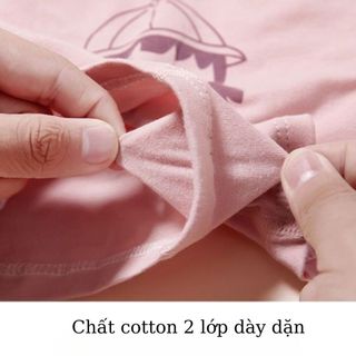 COMBO 4 Quần lót đùi bé gái cao cấp chất cotton co giãn tốt họa tiết xinh xắn đáng yêu L8001 DEVARI