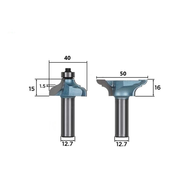 BỘ 2 MŨI SOI GỖ - MŨI PHAY GỖ LÀM MỘNG CỬA MS40189 [Thomoc5.0]