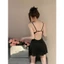 Váy Ngủ Lụa Phối Ren Cao Cấp Sooya – Đồ Ngủ Sexy, Gợi Cảm, Có Đệm Ngực Full Size, Quyến Rũ N036