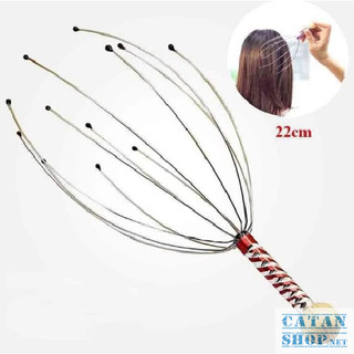 Cây Massage Đầu Bạch Tuộc Giúp Lưu Thông Máu, Giảm Đau Đầu, Tăng Cường Trí Nhớ, Dụng Cụ Mát Xa Đầu