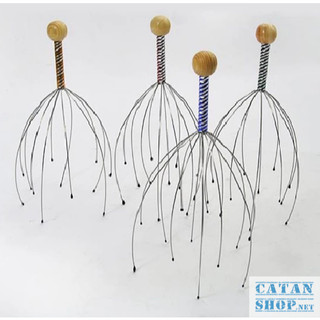 Cây Massage Đầu Bạch Tuộc Giúp Lưu Thông Máu, Giảm Đau Đầu, Tăng Cường Trí Nhớ, Dụng Cụ Mát Xa Đầu