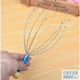 Cây Massage Đầu Bạch Tuộc Giúp Lưu Thông Máu, Giảm Đau Đầu, Tăng Cường Trí Nhớ, Dụng Cụ Mát Xa Đầu