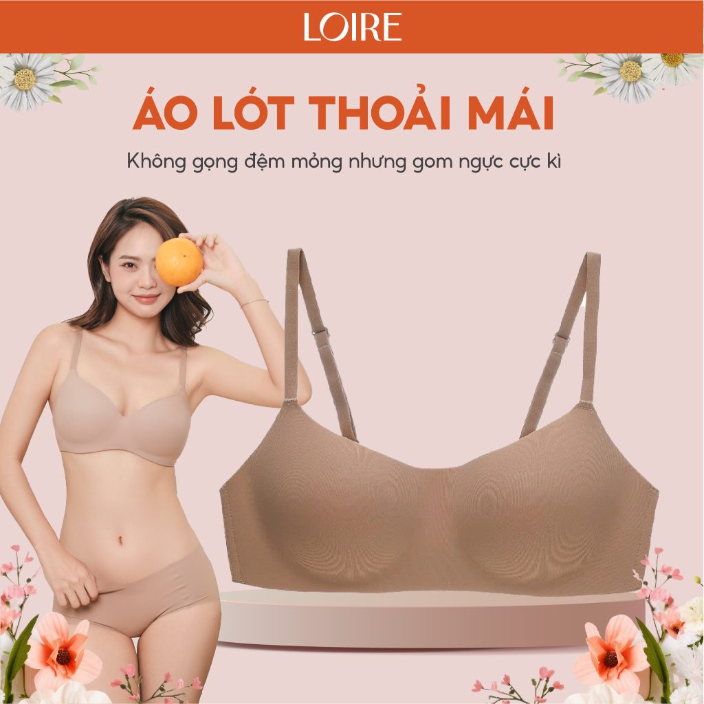 Ảnh Áo Lót Không Gọng Đệm Mỏng 0,5cm Mềm Mát Loirechic BRDE136 1