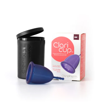 Cốc nguyệt san Claricup pháp tặng kèm cốc tiệt trùng (chính hãng)