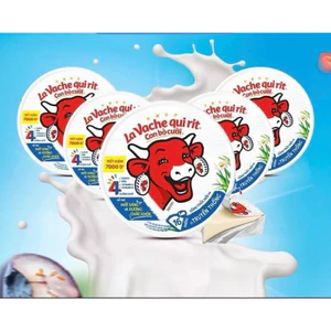 Combo 2 Hộp Phô mai Con Bò Cười Bổ Sung Canxi 8miếng tam giác 120g