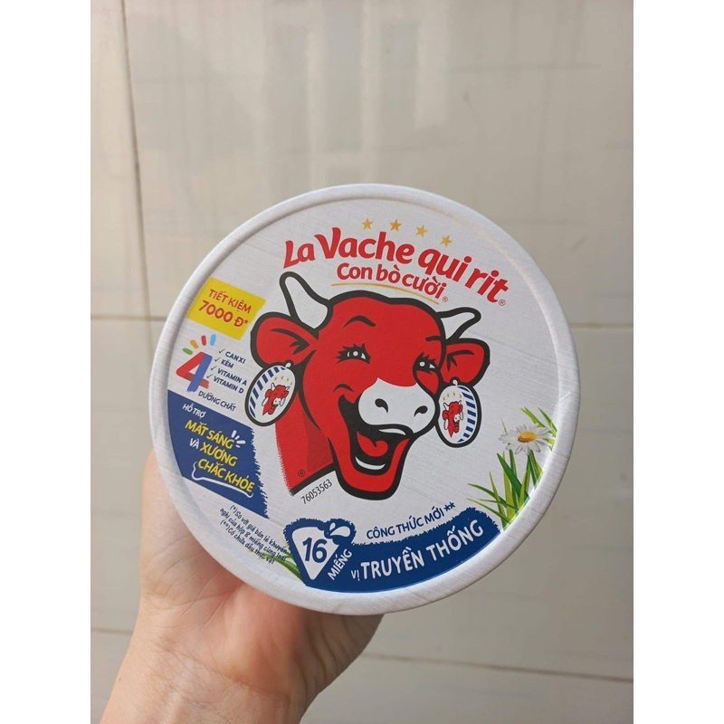 Combo 2 Hộp Phô mai Con Bò Cười Bổ Sung Canxi 8miếng tam giác 120g