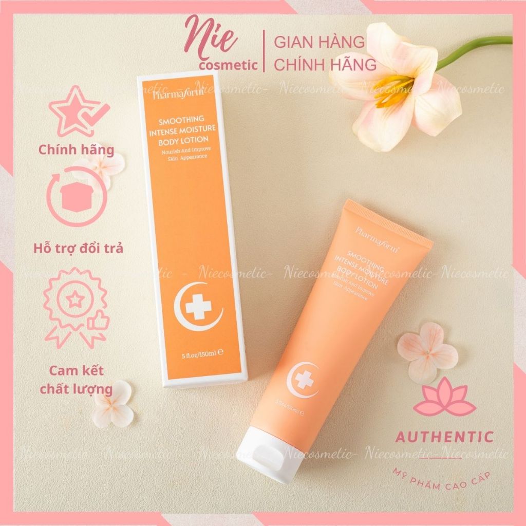 Kem dưỡng da body Smoothing Intense Moisture Body Lotion Pharmaform ...