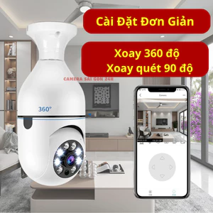 Combo camera YOOSEE Chui Bóng Đèn Ban đêm có màu - Bảo Hành 5 Năm-Chip 2026 - Đàm Thoại 2 Chiều