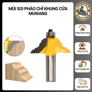 MŨI SOI GỖ - MŨI PHAY PHÀO CHỈ KHUNG CỬA MUWANG ĐÀI LOAN [Thomoc5.0]