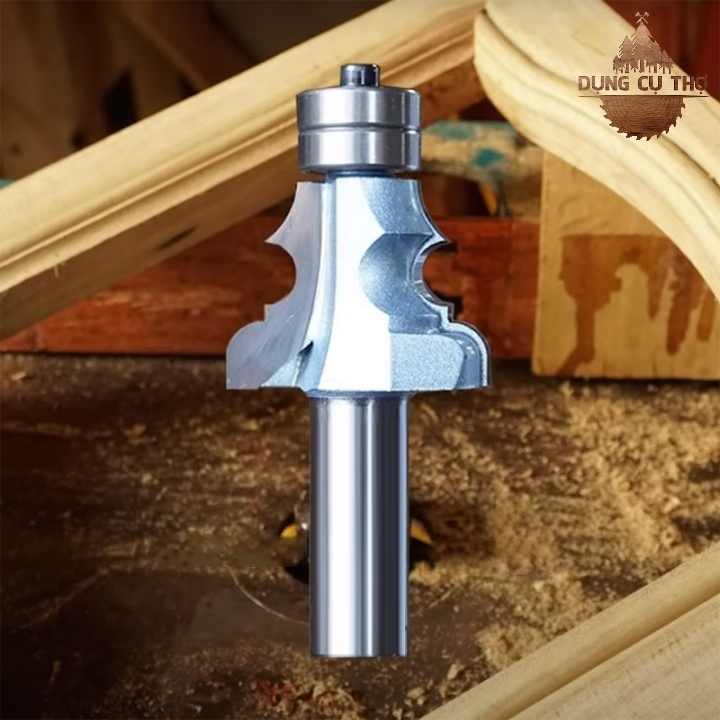 MŨI SOI GỖ - MŨI PHAY GỖ PHÀO CHỈ CÁNH TỦ CAO CẤP 1/2*32mm [Thomoc5.0]