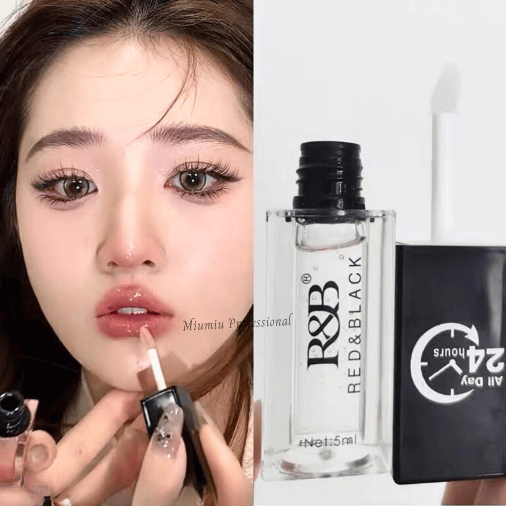 Son bóng Red&Black dưỡng ẩm và căng bóng môi bền màu lâu trôi dùng cho makeup chuyên nghiệp