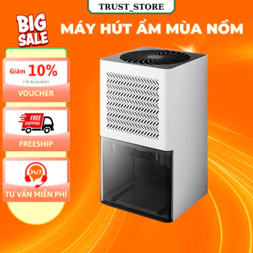 Máy Hút Âm Mini Cho Gia Đình ,Hút Ẩm Lọc Không Khí Phòng Ngủ, Tiếng Ôn Thấp,Ngăn Ngừa Độ Ẩm, Chồng Nồm Ẩm