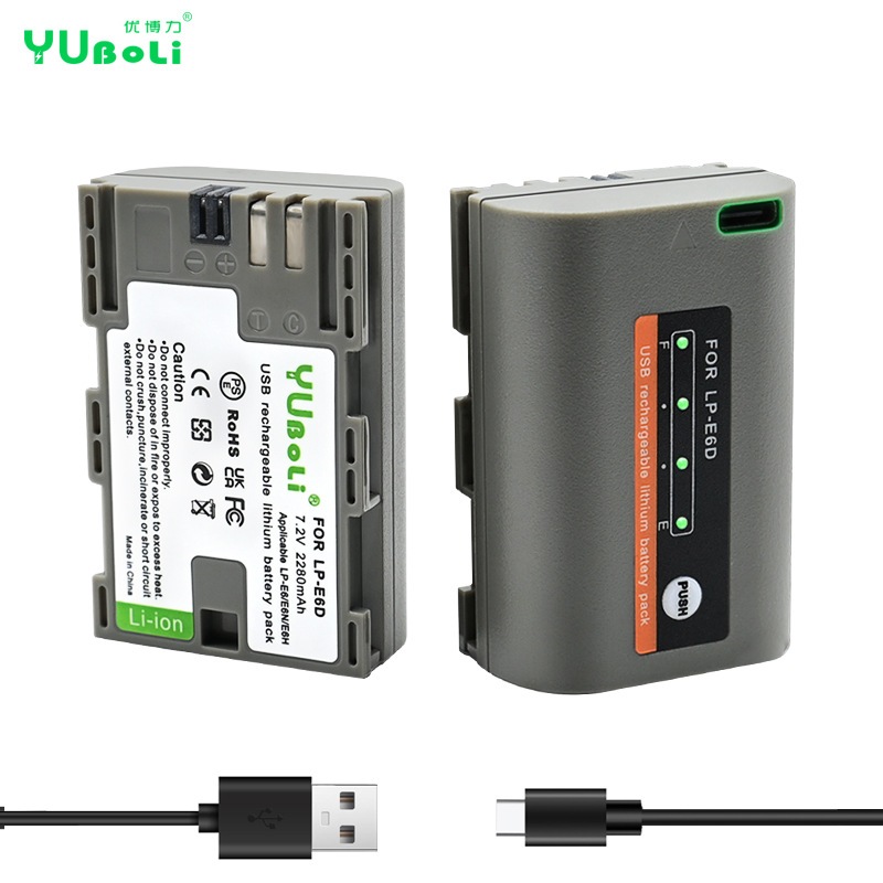 Canon LP-E6P LPE6 Type-C 2240mAh | Pin máy ảnh sạc trực tiếp hãng Yu ...
