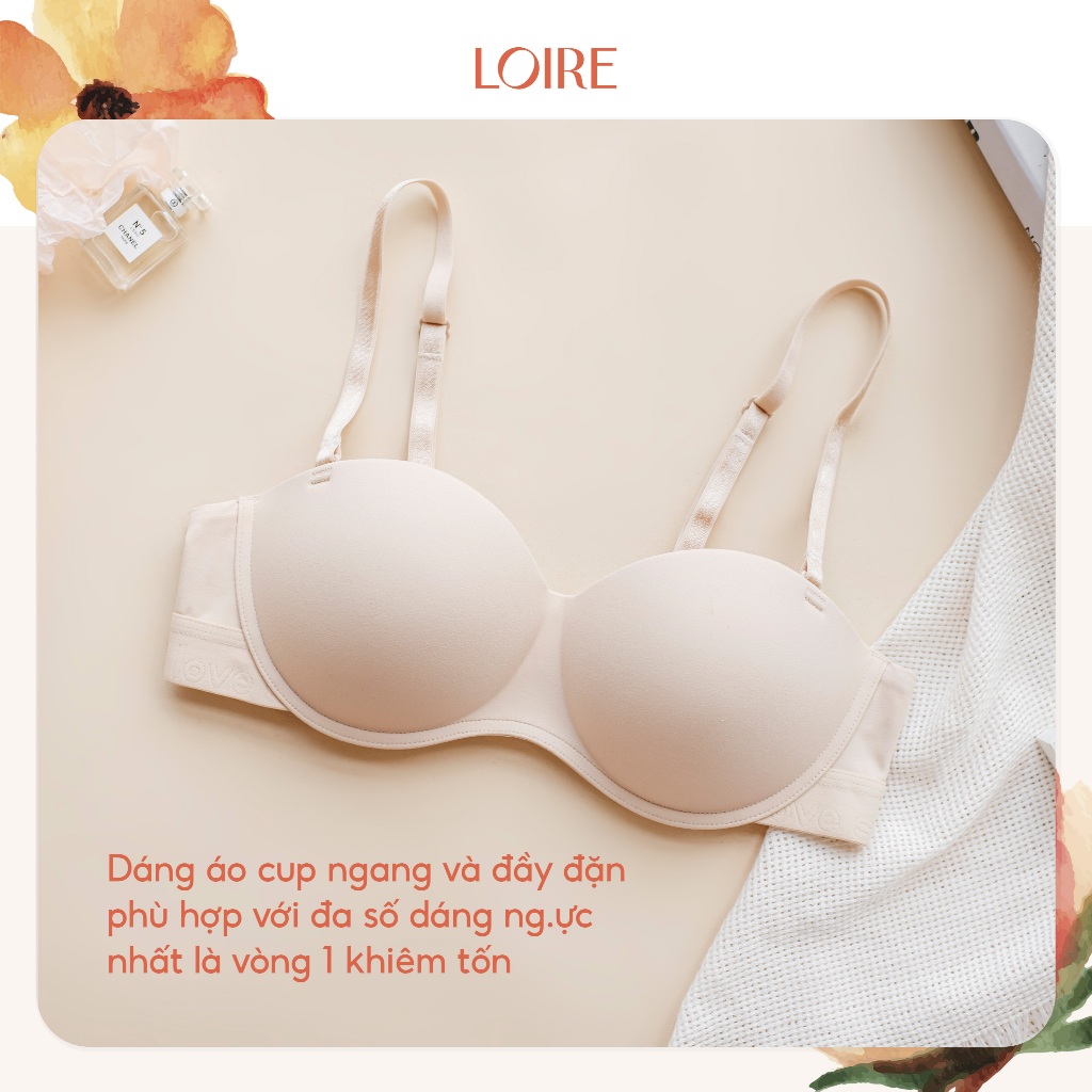 Áo Lót Cup Ngang Đệm Vừa Gom Và Nâng Ngực Loirechic BRNC184