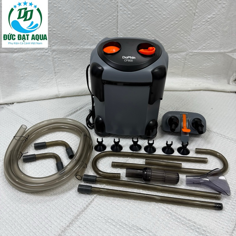 Lọc thùng Dophin CF 700, CF 800, CF 1200, CF1400 bảo hành 1 năm phụ kiện cá cảnh việt nam