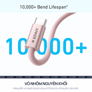 Cáp Sạc Nhanh 240W Anker Zolo A8060 Bọc Dù USB-C cho iPhone iPad Macbook