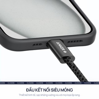 Cáp Sạc Nhanh 240W Anker Zolo A8060 Bọc Dù USB-C cho iPhone iPad Macbook