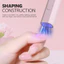 Đèn hơ móng mini 1 ngón tích điện, Máy hơ gel nail 1 bóng
