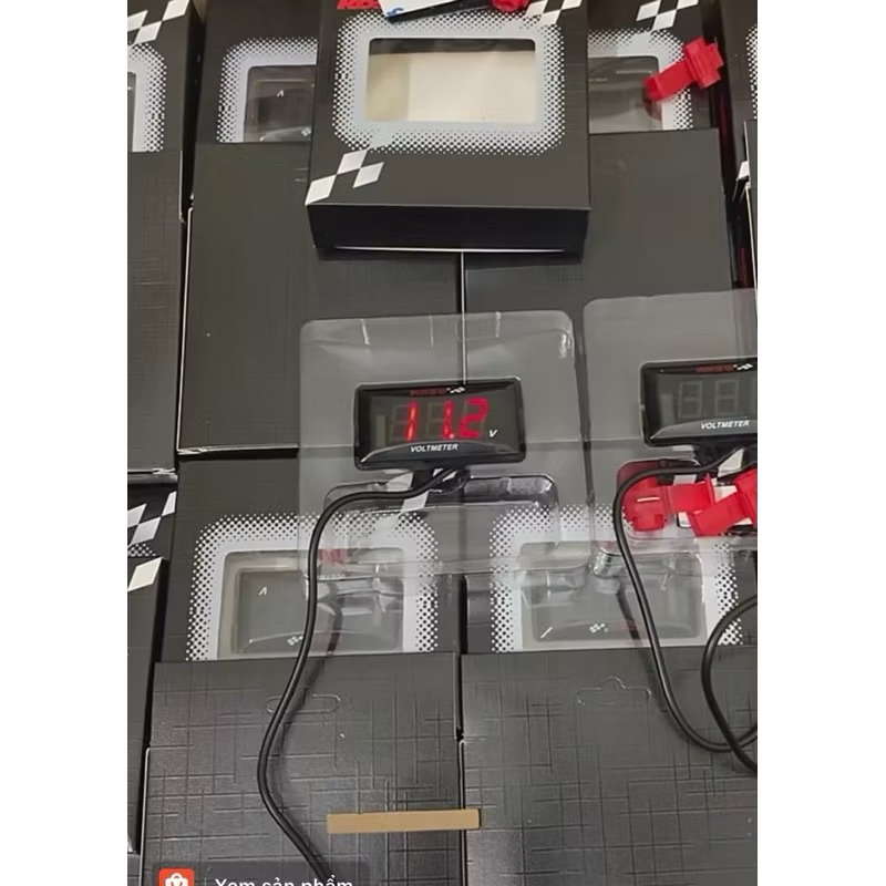 đồng hồ báo volt koso v1 và v2 dùng điện 5-150v chống nước