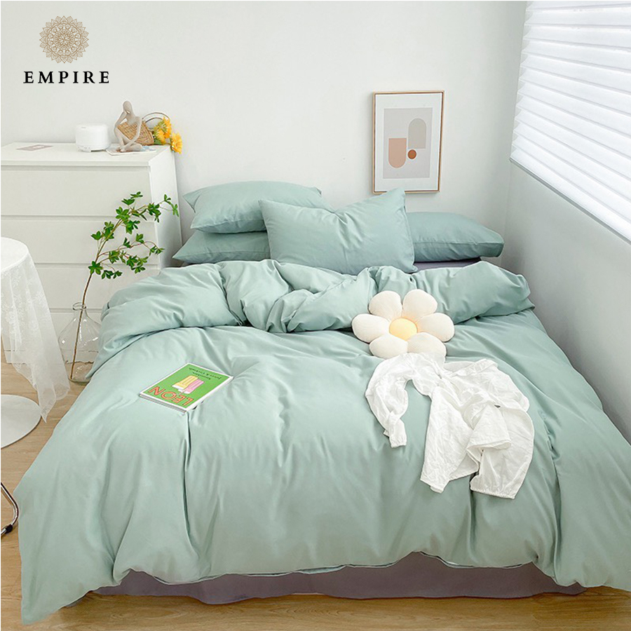 Bộ chăn ga gối nệm 5 món EMPIRE set ga trải giường cotton tici bo chun drap- Empire Bedding & Decor