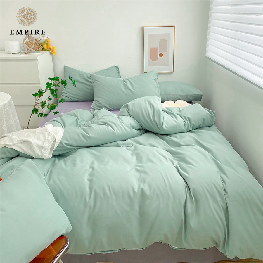 Bộ chăn ga gối nệm 5 món EMPIRE set ga trải giường cotton tici bo chun drap- Empire Bedding & Decor
