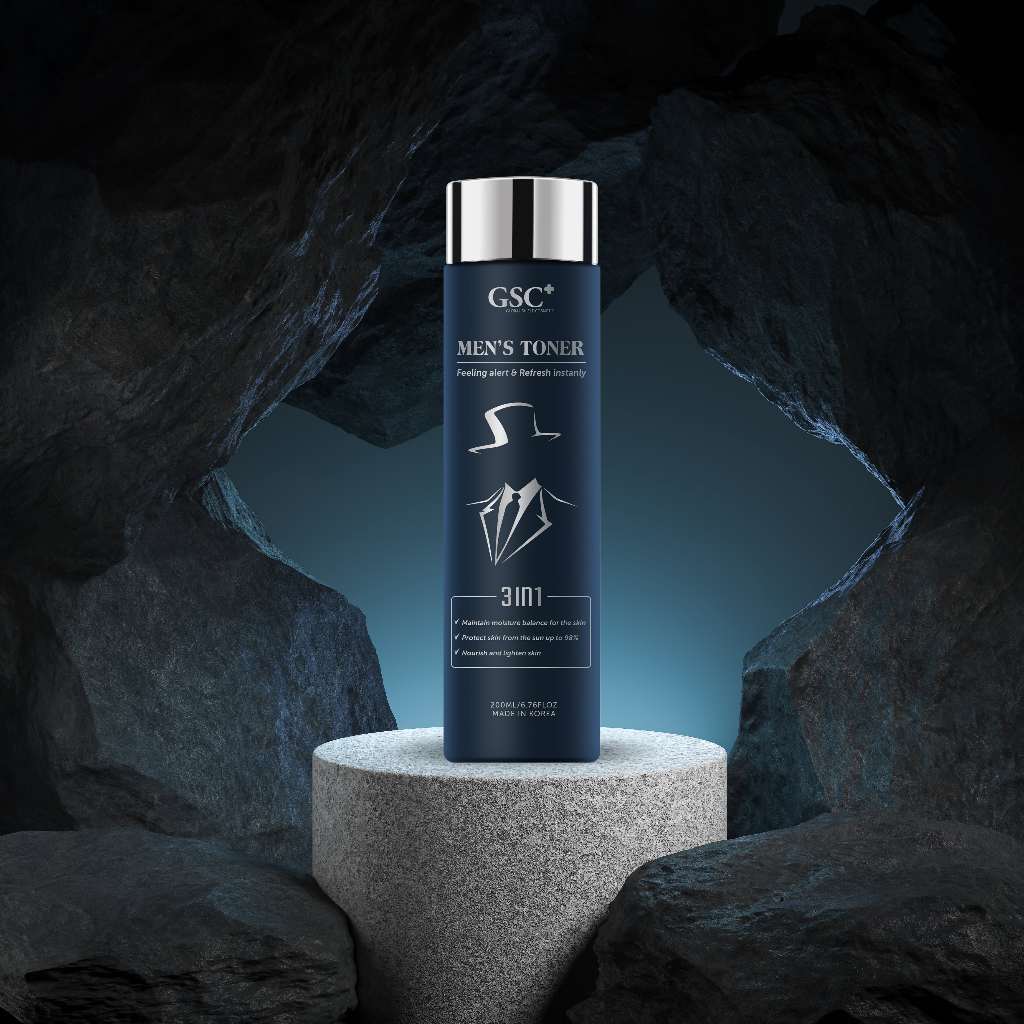Combo Dược Mỹ Phẩm Nam GSC For Men (Tẩy Da Chết & Xịt Khoáng) - CÔNG THỨC 1 PHÚT Sạch Mụn, Giảm Thô -S14