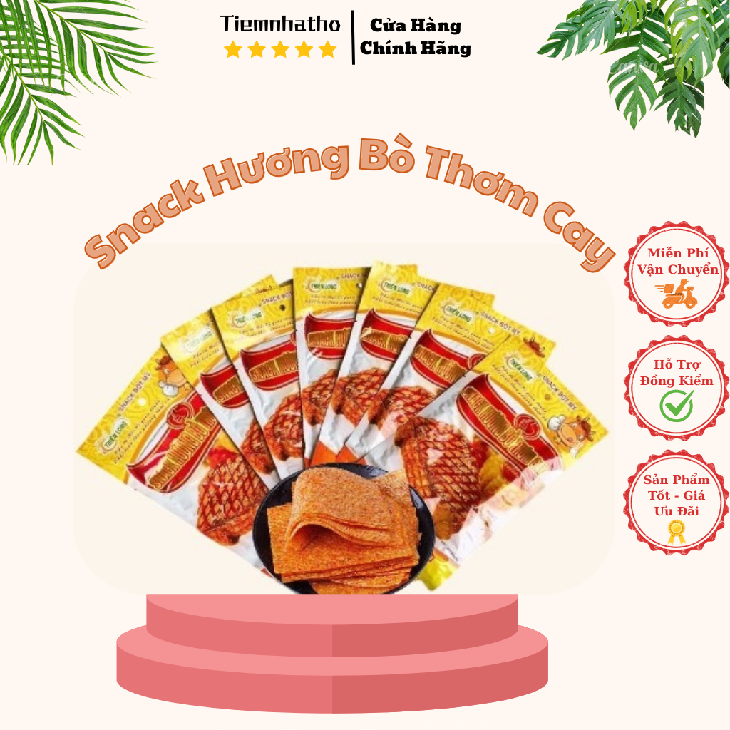 Snack Bò Miếng Thơm Cay Bịch 50 Gói Đồ Ăn Vặt TiemNhaTho18 | Shopee ...